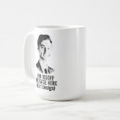 Mug Le buste personnalisé Jon Ossoff (Devant gauche)