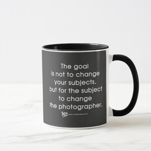 Mug Le but du photographe (Droite)