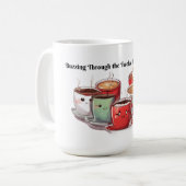 Mug Le buzz pendant les douze jours de caféine (Devant gauche)