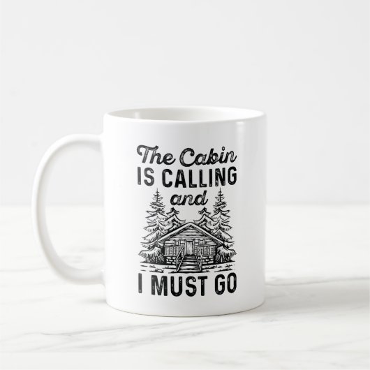 Mug Le Cabine Appelle Et Je Dois Y Aller (Gauche)
