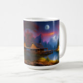 Mug Le Cabine dans l'anse de la lune (Devant droit)