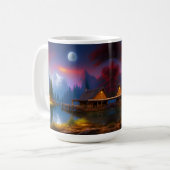 Mug Le Cabine dans l'anse de la lune (Devant gauche)