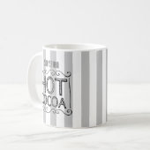 Mug Le cacao chaud ajoutent votre nom (Devant gauche)