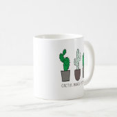 Mug Le cactus fait le calembour parfait (Devant droit)
