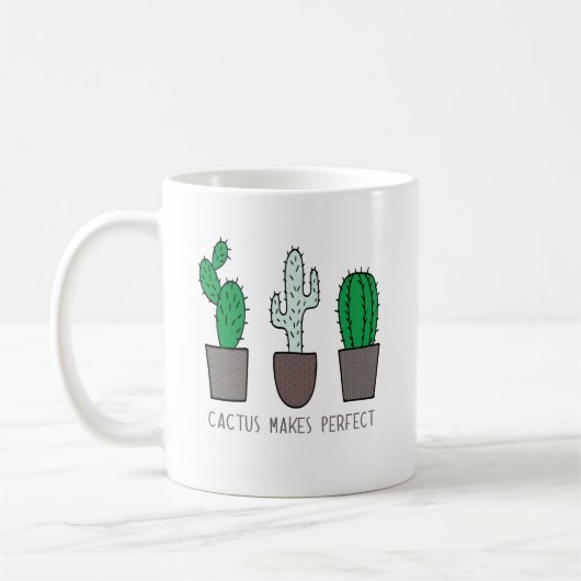 Mug Le cactus fait le calembour parfait (Gauche)