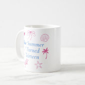 Mug Le cadeau d'anniversaire de l'été de mes treize an (Devant gauche)