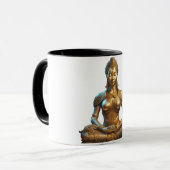 Mug Le cadeau de Buddha Méditation Zen Gold Religion I (Devant gauche)