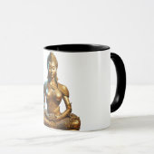 Mug Le cadeau de Buddha Méditation Zen Gold Religion I (Devant droit)