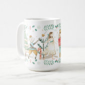 Mug Le cadeau de Noël de la fête de Noël de Nutcracker (Devant gauche)