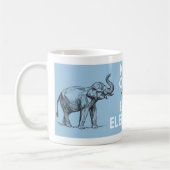 Mug Le cadeau d'éléphant gardent la copie d'éléphants (Gauche)