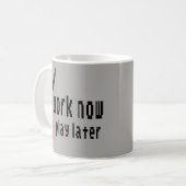 Mug Le cadeau drôle pour le collègue travaillent (Devant gauche)