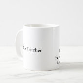 Mug Le cadeau fait sur commande pour le professeur (Devant gauche)