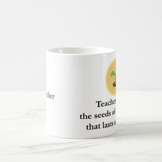 Mug Le cadeau fait sur commande pour le professeur (Centre)