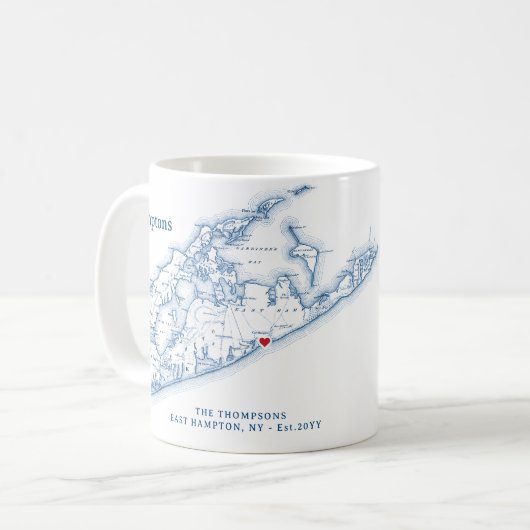 Mug Le cadeau Hamptons NY (Devant gauche)