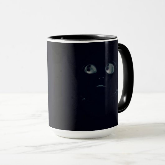 Mug Le café a des yeux (Devant droit)