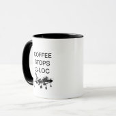 MUG LE CAFÉ ARRÊTE G-LOC (Devant gauche)