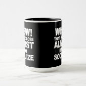 Mug Le café avec Introverts (Centre)