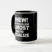 Mug Le café avec Introverts (Devant gauche)