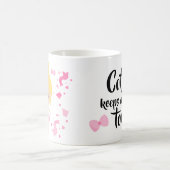 Mug Le café Ballerina me garde sur mes orteils drôle (Centre)