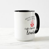 Mug Le café comprend Louise (Devant droit)