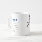 Mug le café de 11 onces/tasse de thé "se rappellent" (Devant gauche)