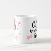 Mug Le café de ballerine me maintient sur mes orteils (Centre)