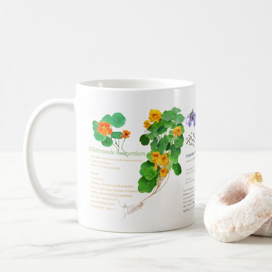 Mug Le café de Gardener. (Avec donut)