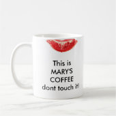 Mug Le café de MARY. (Gauche)