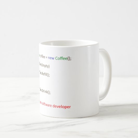 Mug Le café de promoteur (Devant droit)