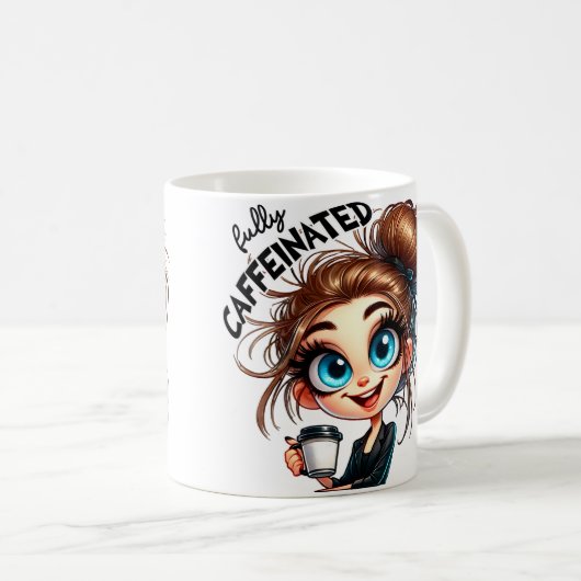 Mug Le café en moi (Devant droit)