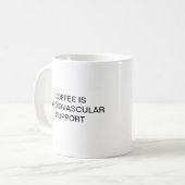 MUG LE CAFÉ EST APPUI CARDIO-VASCULAIRE (Devant gauche)