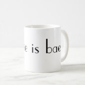 Mug Le café est des bae (Devant droit)