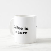 Mug Le café est la cure (Devant gauche)