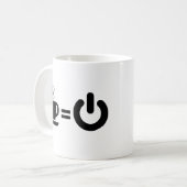 Mug Le café est la puissance (Devant gauche)