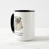 Mug Le café est la raison pour laquelle je suis sorti (Devant gauche)