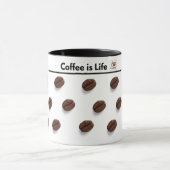 Mug Le café est la vie (Centre)