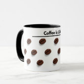 Mug Le café est la vie (Devant gauche)