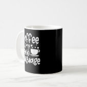 Mug Le Café Est Ma Langue D'Amour (Devant gauche)