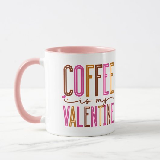 Mug Le café est ma Saint Valentin (Gauche)