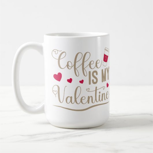 Mug Le café est ma Saint Valentin (Gauche)