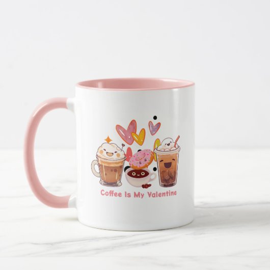 Mug Le café est ma Saint-Valentin | Café Valentine (Gauche)