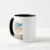 Mug Le café est ma superpuissance (Devant gauche)