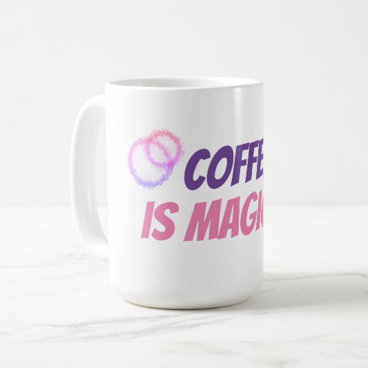 Mug Le café est magique (Devant gauche)