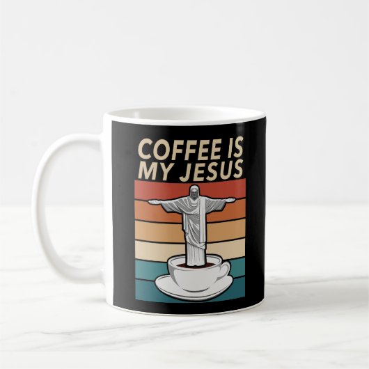 Mug Le café est mon Jésus (Gauche)