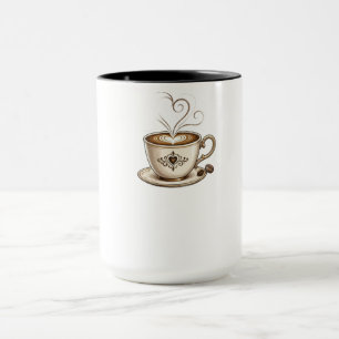Mug Le café est mon langage de l'amour Citation de caf