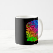 Mug Le Café Est Mon Mana Rétro Psychedelique Magicien (Devant droit)