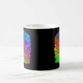 Mug Le Café Est Mon Mana Rétro Psychedelique Magicien (Centre)