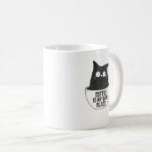 Mug Le café est mon refuge (Devant droit)