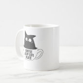 Mug Le café est mon refuge (Devant gauche)
