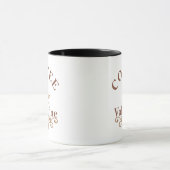 Mug Le café est mon valentin (Centre)